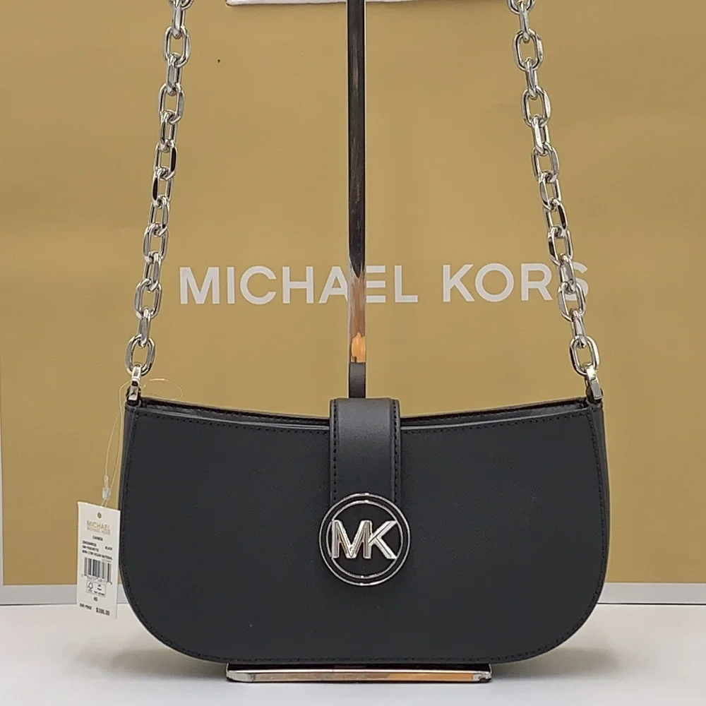 MICHAEL KORS
Carmen Small Shoulder
Pochette Bag
Black
NWT - Picture 5 of 16